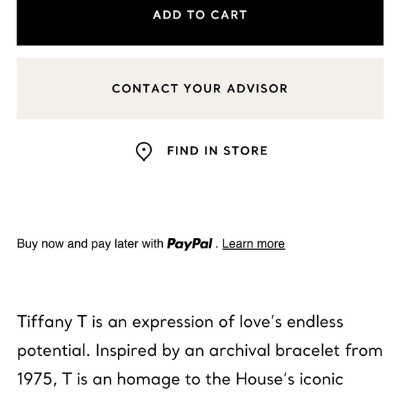 Tiffany & Co. Rose Gold T Ring with Diamonds - Picture 4 of 9